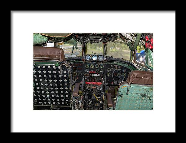 Aviation Cockpit Control Center 6 - Framed Print