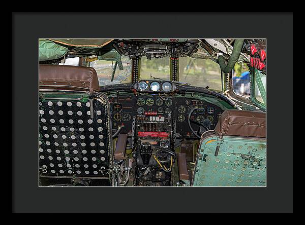 Aviation Cockpit Control Center 6 - Framed Print