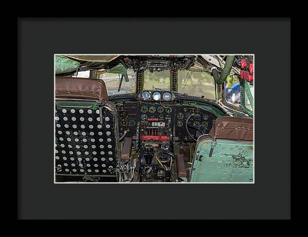 Aviation Cockpit Control Center 6 - Framed Print