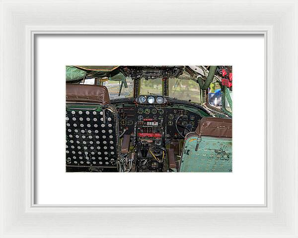 Aviation Cockpit Control Center 6 - Framed Print