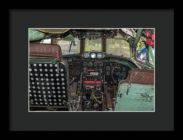 Aviation Cockpit Control Center 6 - Framed Print