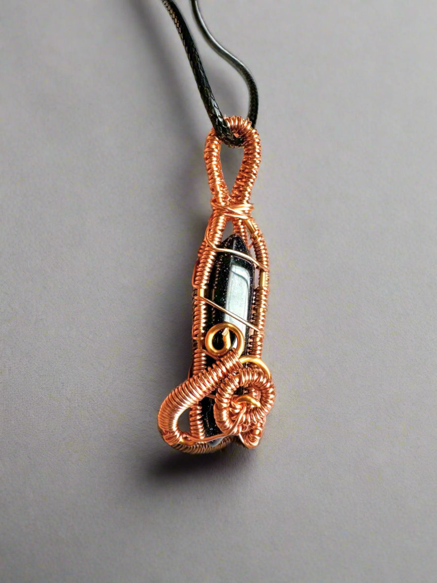 Balance Yourself Blue Sandstone Mini Pendant