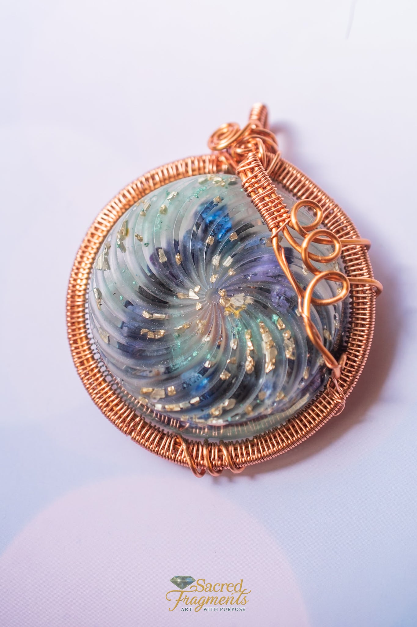 Vortex Orgonite Pendant