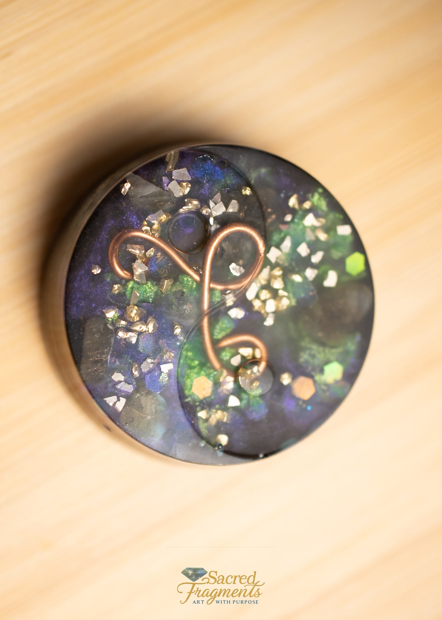 Yin Yang Orgone Energy Pocket Piece