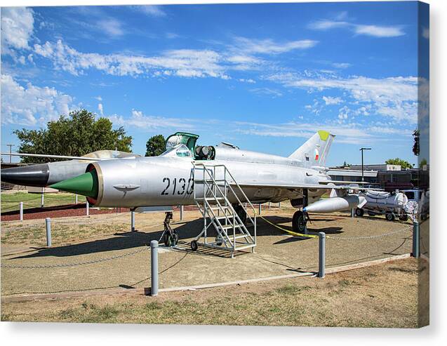 Castle Air Force Base Plane Displayed 7 - Canvas Print