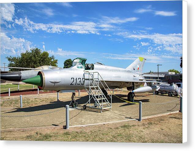 Castle Air Force Base Plane Displayed 7 - Canvas Print