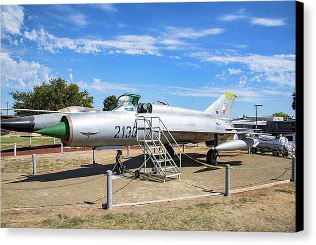 Castle Air Force Base Plane Displayed 7 - Canvas Print