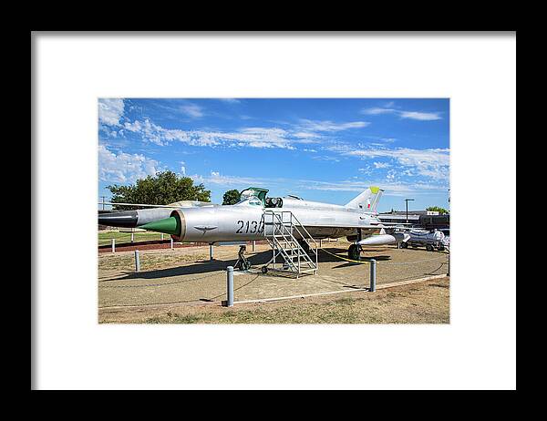 Castle Air Force Base Plane Displayed 7 - Framed Print