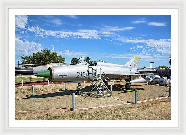 Castle Air Force Base Plane Displayed 7 - Framed Print