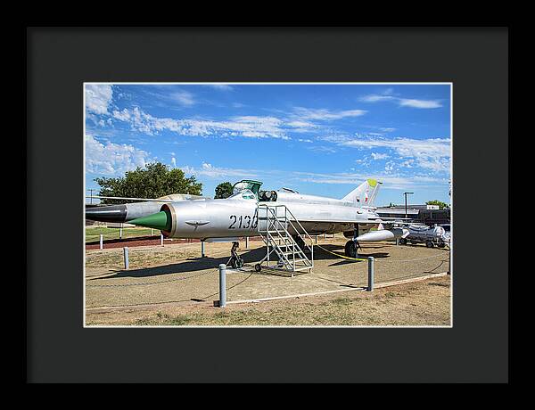 Castle Air Force Base Plane Displayed 7 - Framed Print