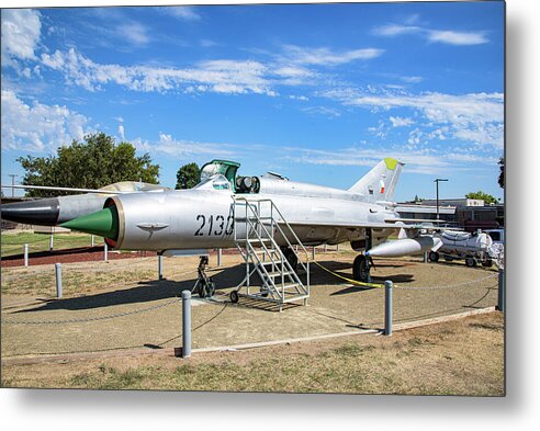 Castle Air Force Base Plane Displayed 7 - Metal Print