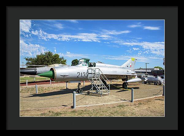 Castle Air Force Base Plane Displayed 7 - Framed Print
