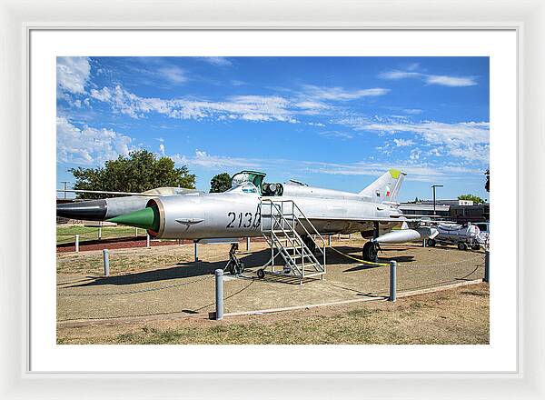 Castle Air Force Base Plane Displayed 7 - Framed Print