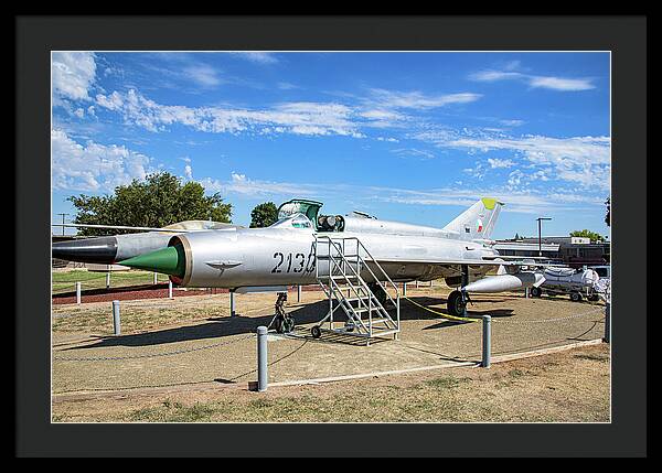Castle Air Force Base Plane Displayed 7 - Framed Print
