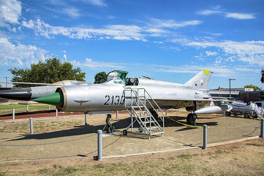 Castle Air Force Base Plane Displayed 7 - Art Print
