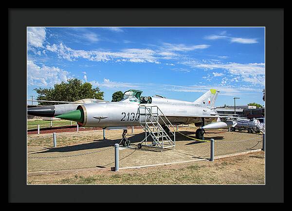 Castle Air Force Base Plane Displayed 7 - Framed Print