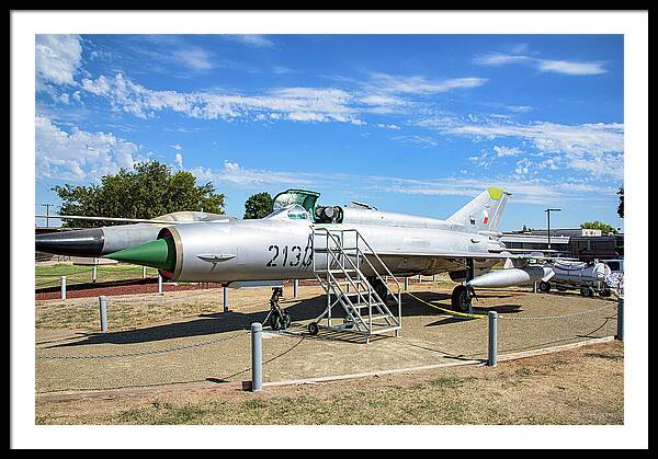 Castle Air Force Base Plane Displayed 7 - Framed Print