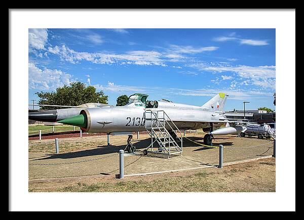 Castle Air Force Base Plane Displayed 7 - Framed Print
