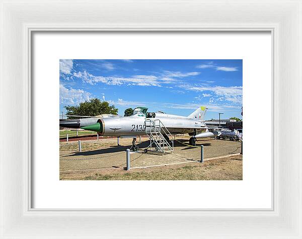 Castle Air Force Base Plane Displayed 7 - Framed Print
