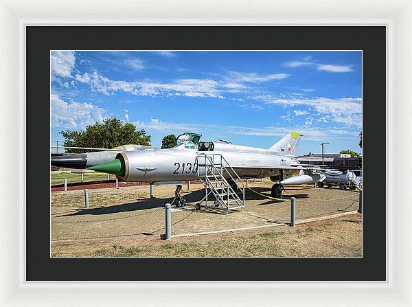 Castle Air Force Base Plane Displayed 7 - Framed Print