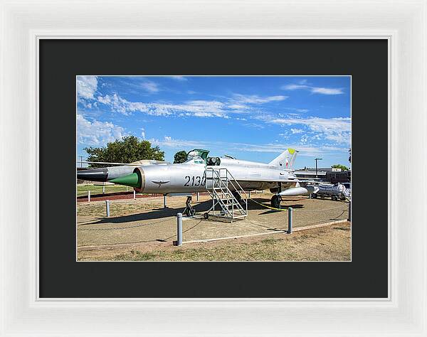 Castle Air Force Base Plane Displayed 7 - Framed Print