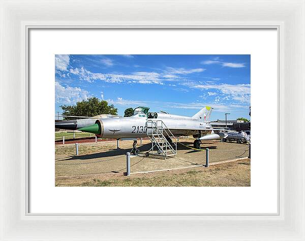 Castle Air Force Base Plane Displayed 7 - Framed Print