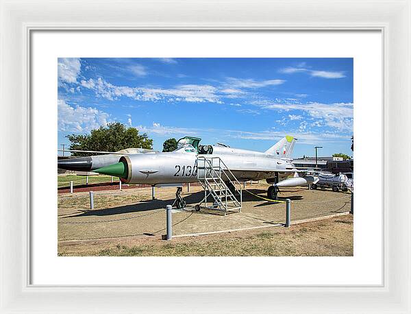 Castle Air Force Base Plane Displayed 7 - Framed Print