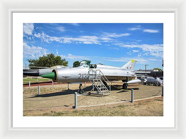 Castle Air Force Base Plane Displayed 7 - Framed Print
