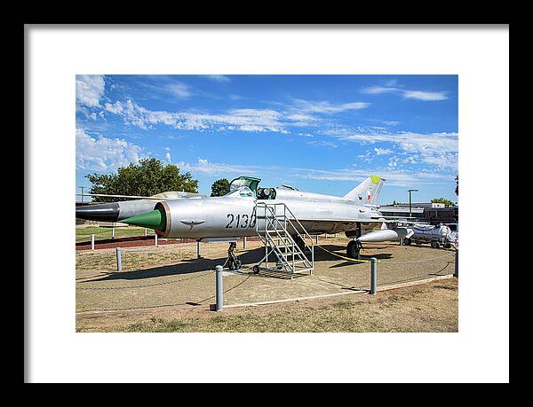 Castle Air Force Base Plane Displayed 7 - Framed Print