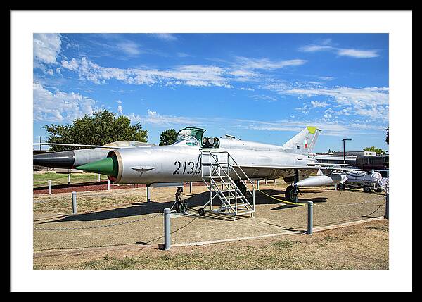 Castle Air Force Base Plane Displayed 7 - Framed Print