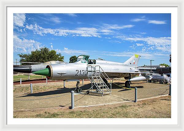 Castle Air Force Base Plane Displayed 7 - Framed Print