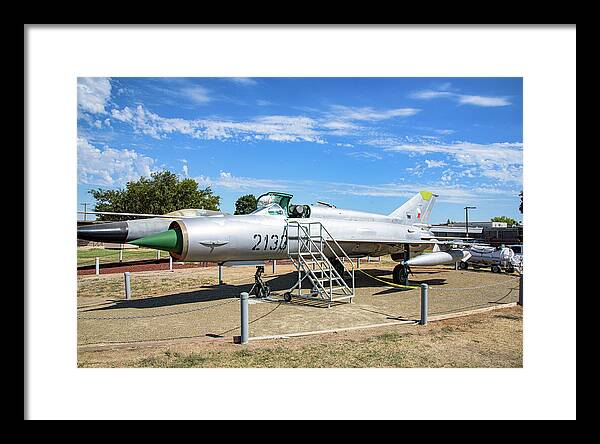 Castle Air Force Base Plane Displayed 7 - Framed Print