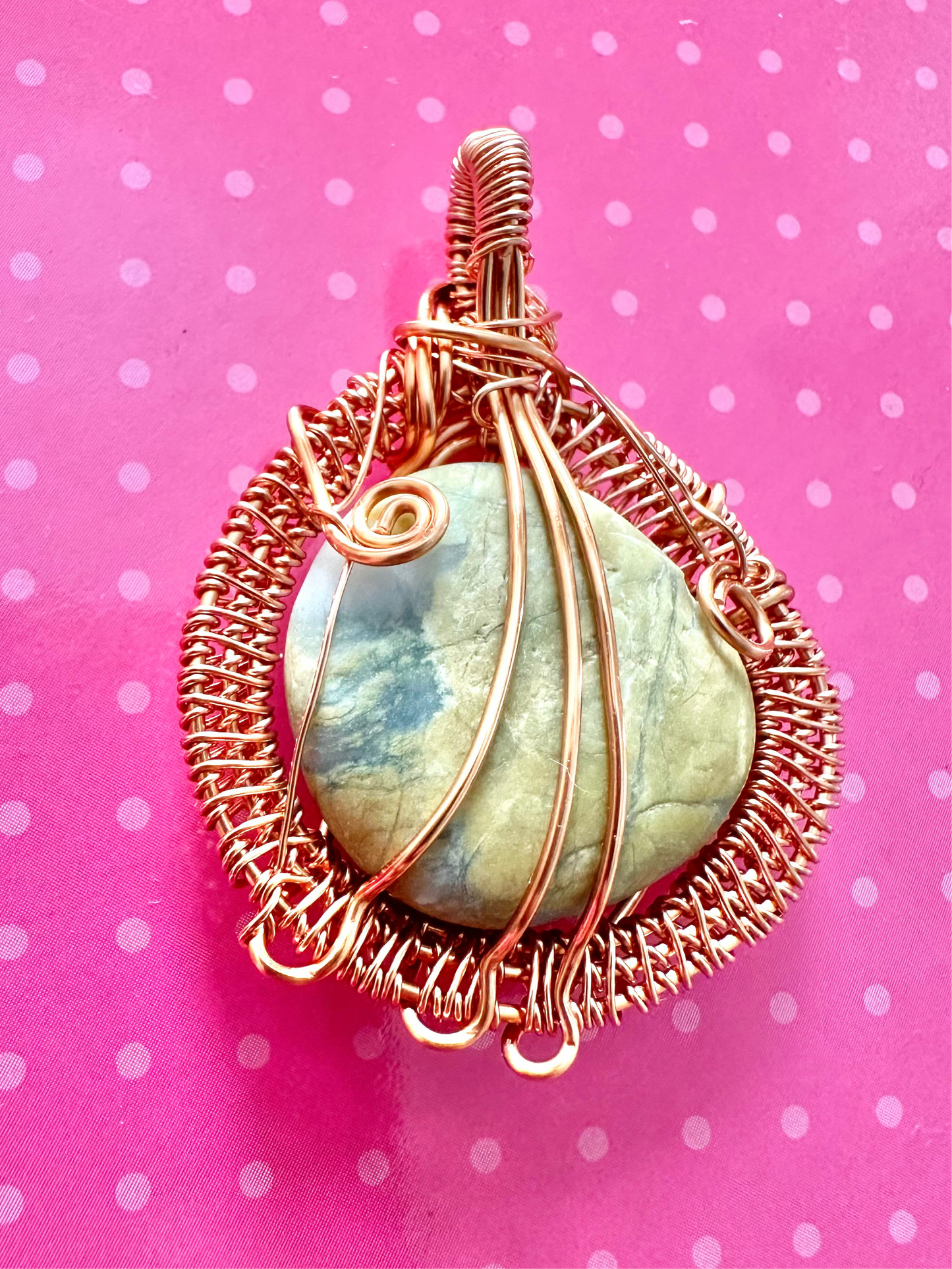 Beach Stone Pendant - a gift from the sea charged with energy