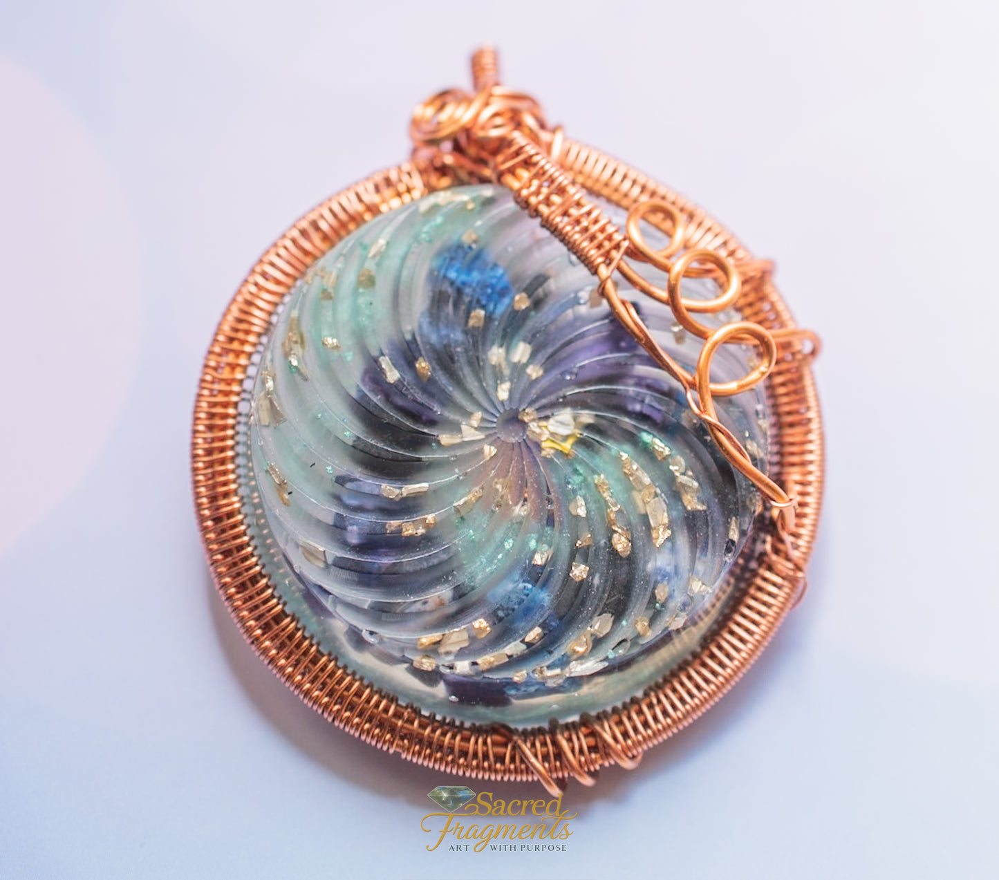 Vortex Orgonite Pendant