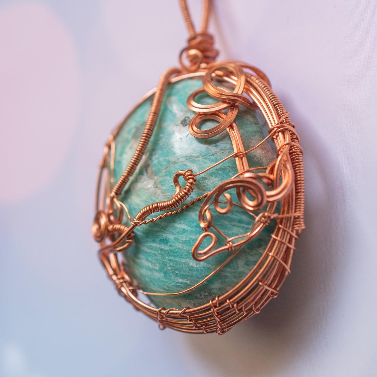 Calm Your Mood Amazonite Pendant
