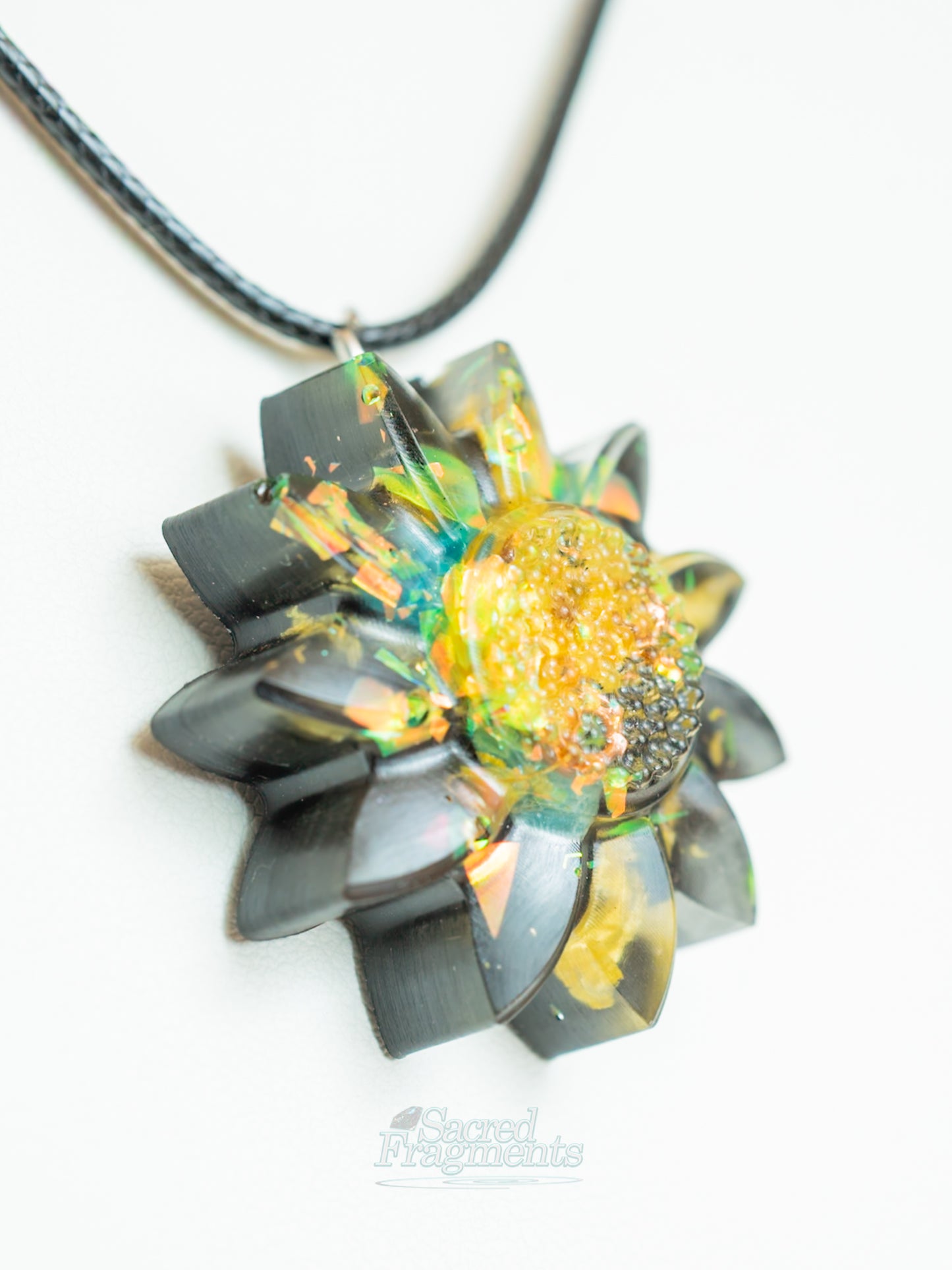 Yellow Sunflower Orgone Pendant