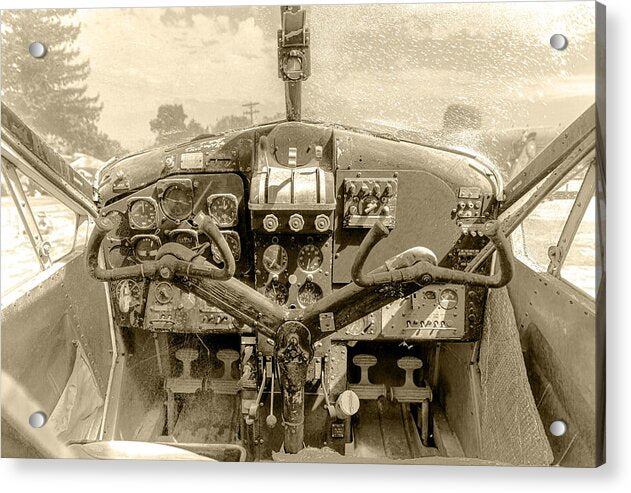 Aviation Cockpit Control Center 9 - Acrylic Print