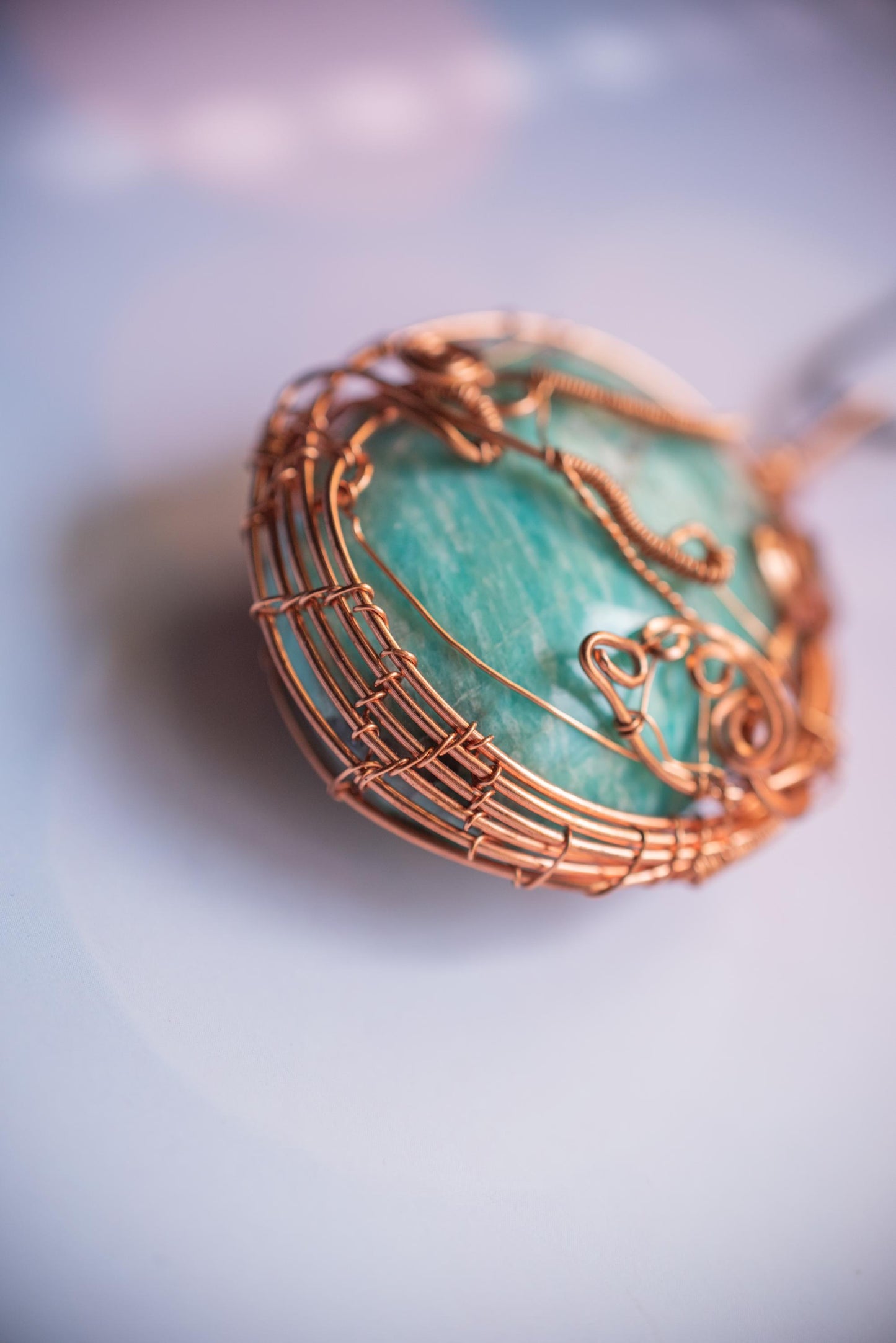 Calm Your Mood Amazonite Pendant