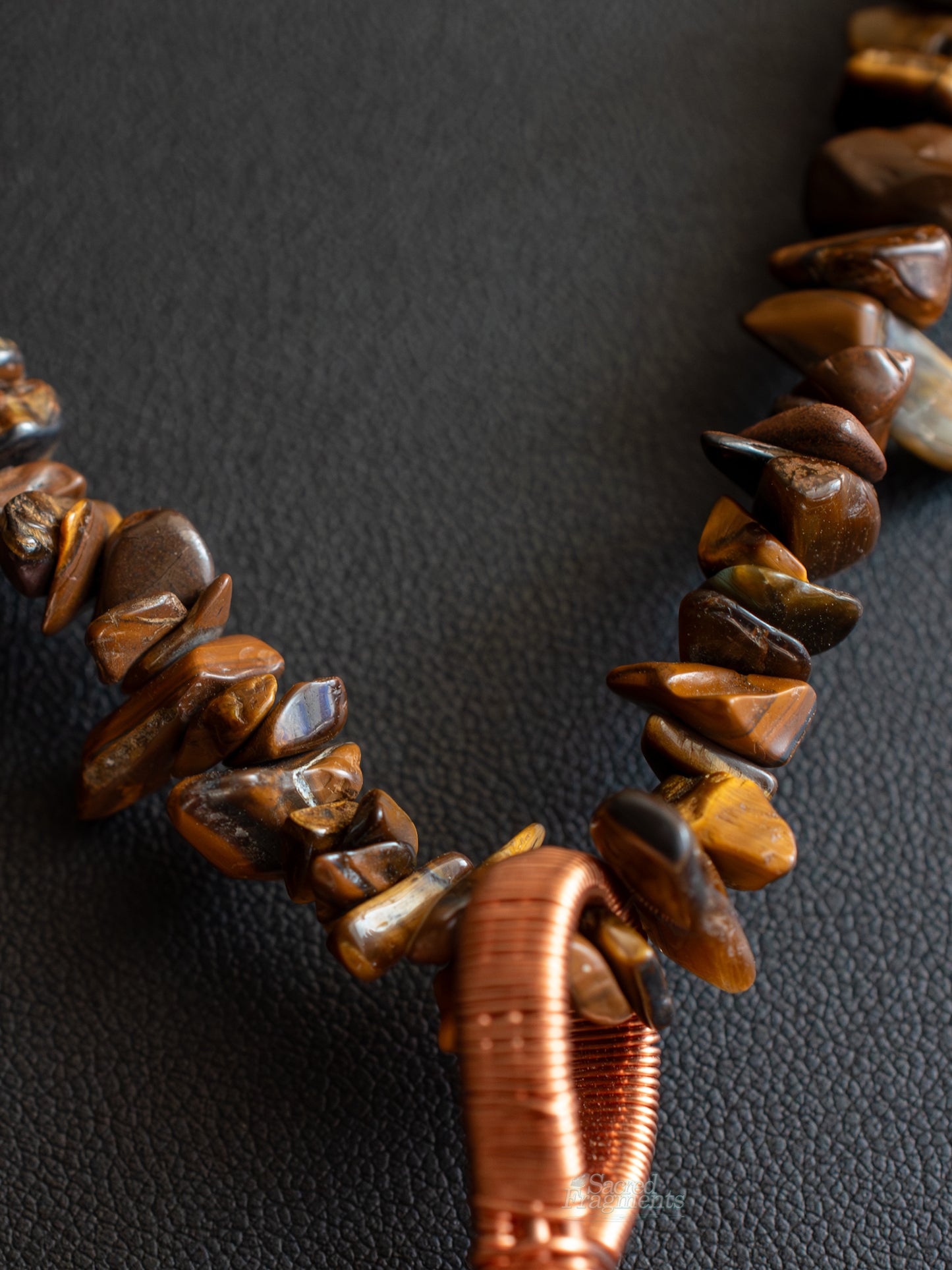 Strength and Resiliency - Copper Wrapped Tiger Eye Crystal