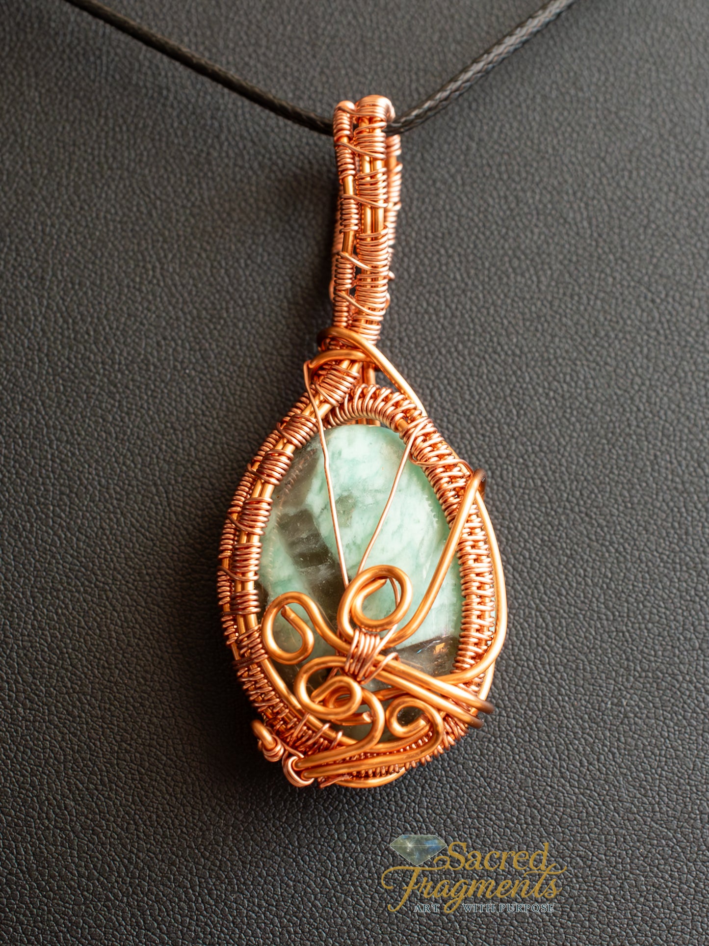 Wear it Two Ways - Amazonite Peaceful Communications Pendant