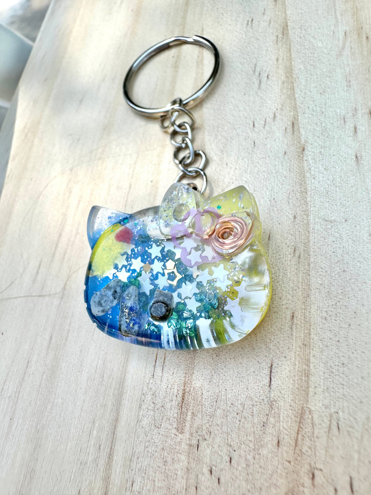 Cosmic Kitty Orgone Keychain