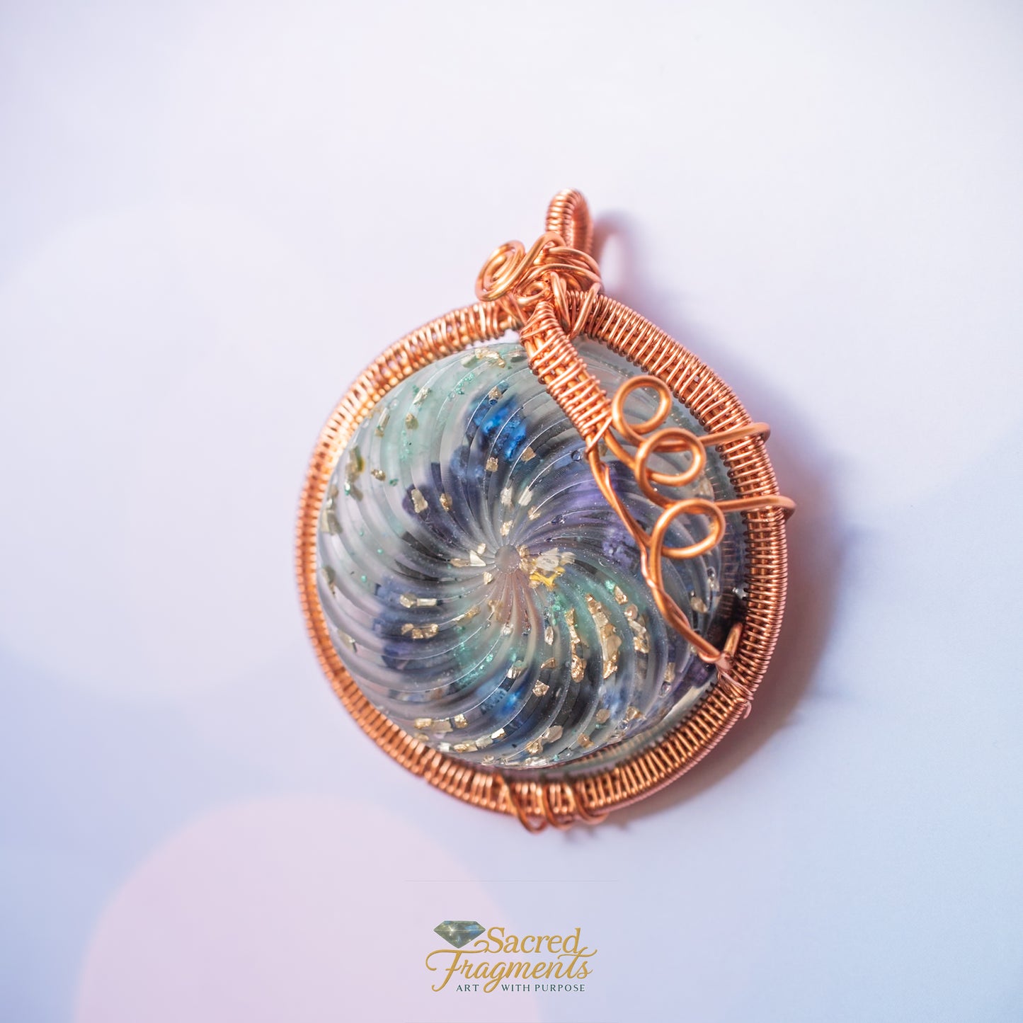 Vortex Orgonite Pendant