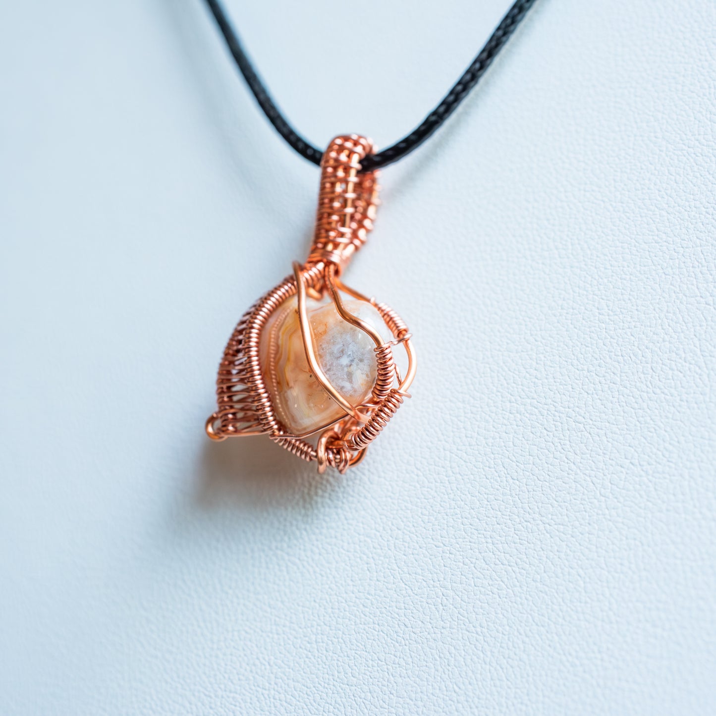 Solar Embrace Heart - Yellow Crazy Lace Agate