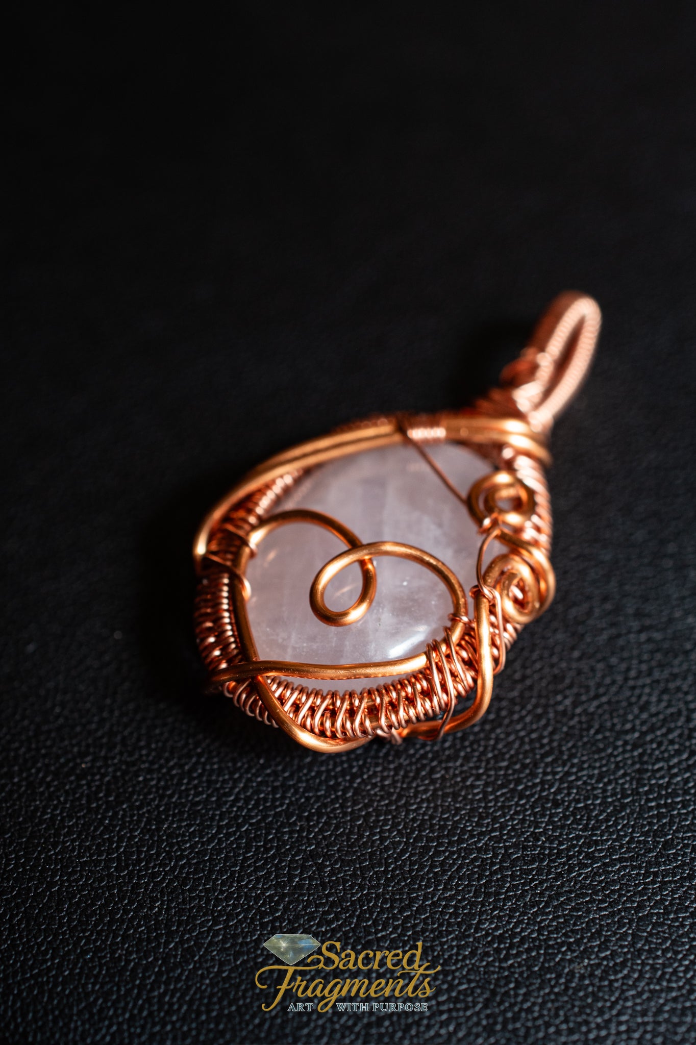 Unconditional Love Crystal Amulet Rose Quartz