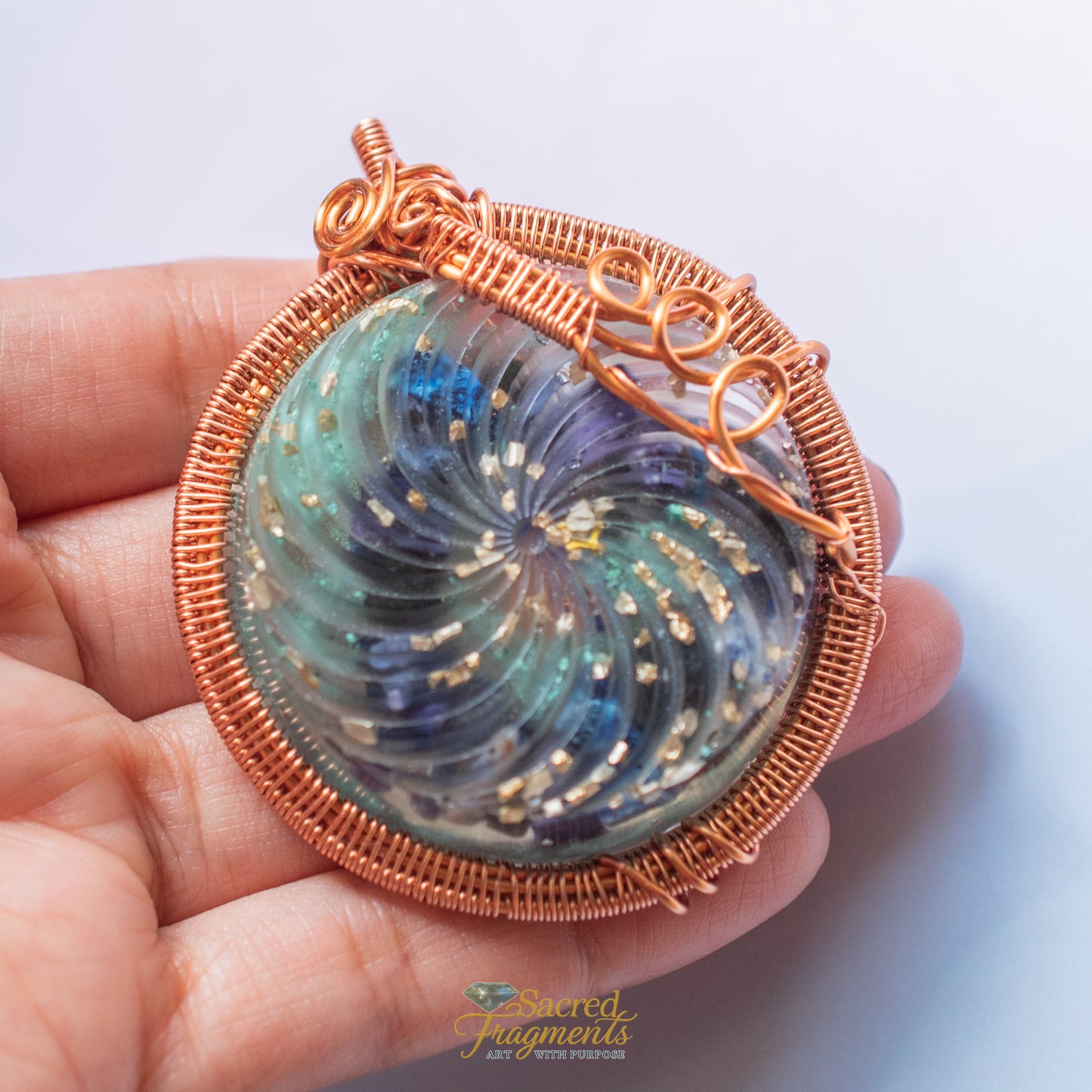 Vortex Orgonite Pendant