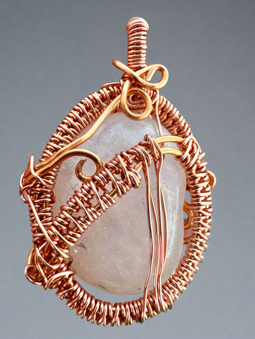Super Energy Amplifier - Quartz Wrapped in Copper