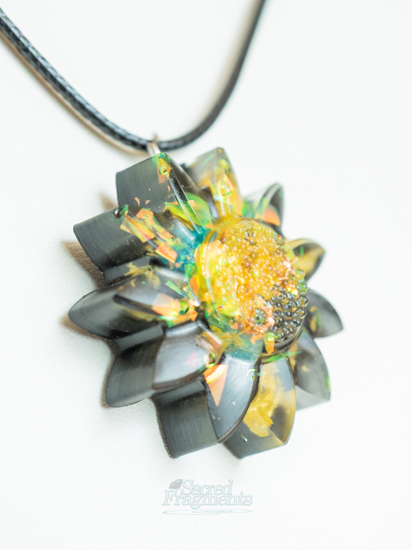 Yellow Sunflower Orgone Pendant