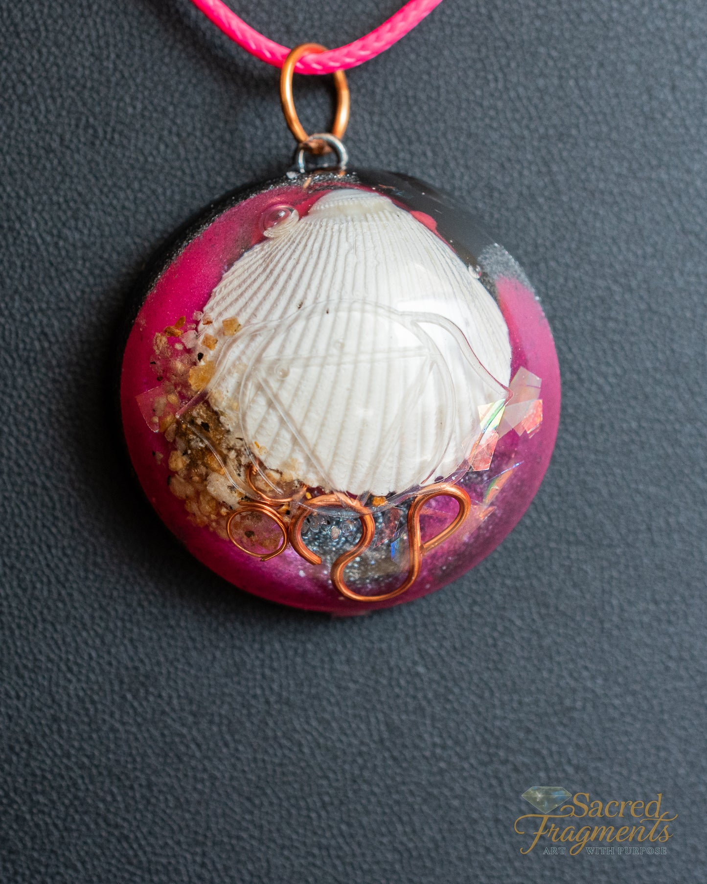 Third Eye Activation - Chakra Orgone Pendant - Shungite Stone