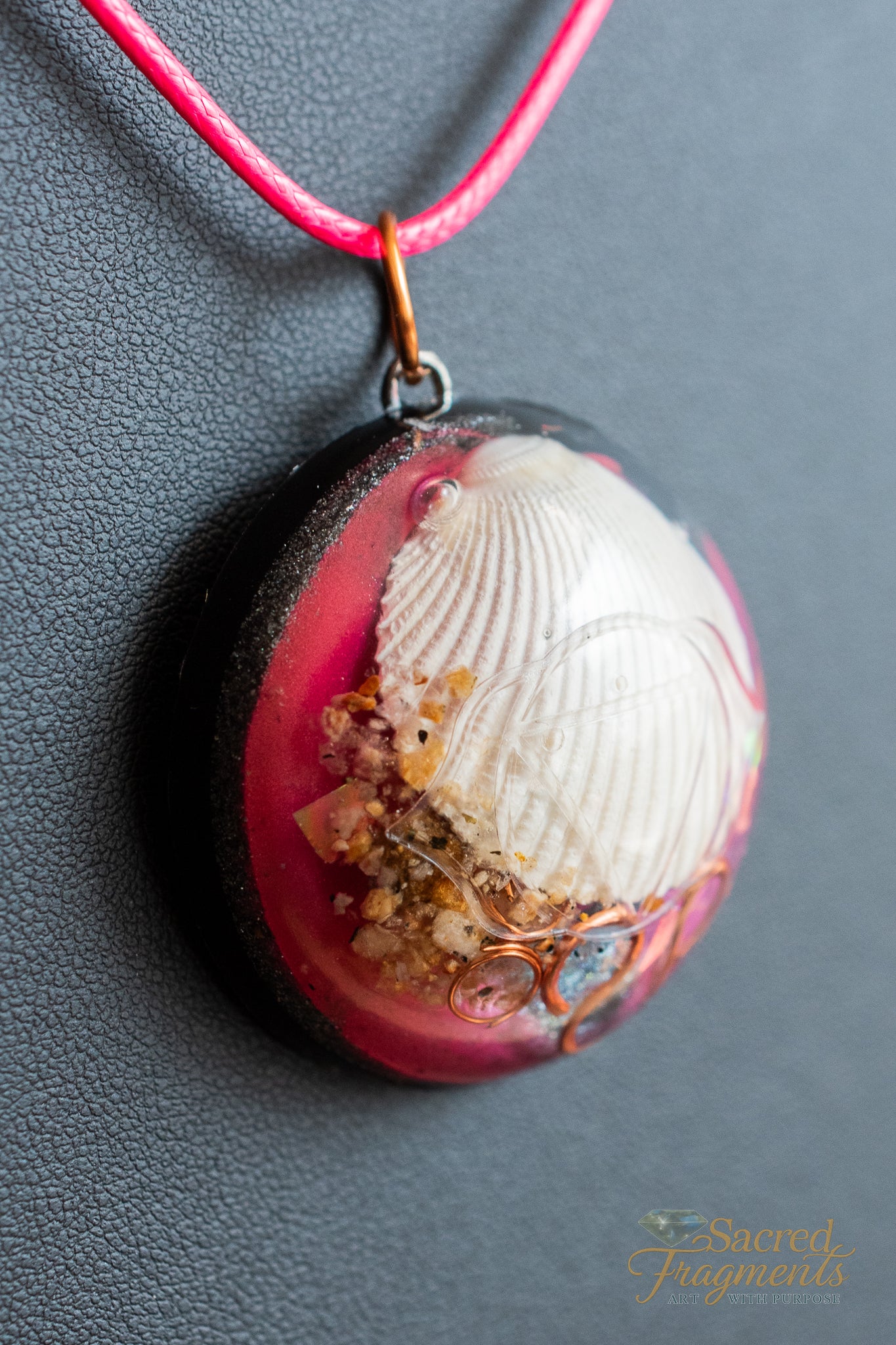 Third Eye Activation - Chakra Orgone Pendant - Shungite Stone