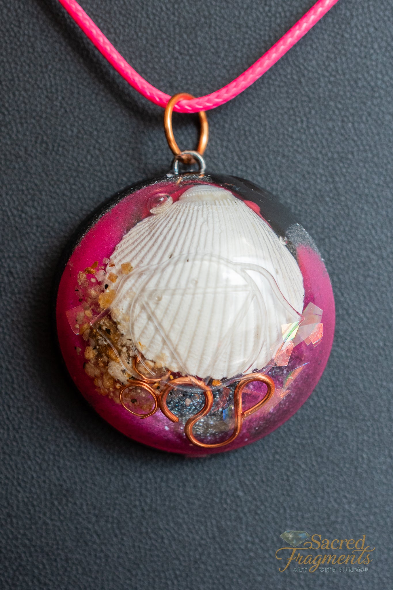 Third Eye Activation - Chakra Orgone Pendant - Shungite Stone